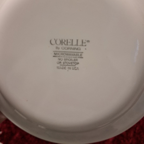 Vintage corningware Cornflower bread plates 7in